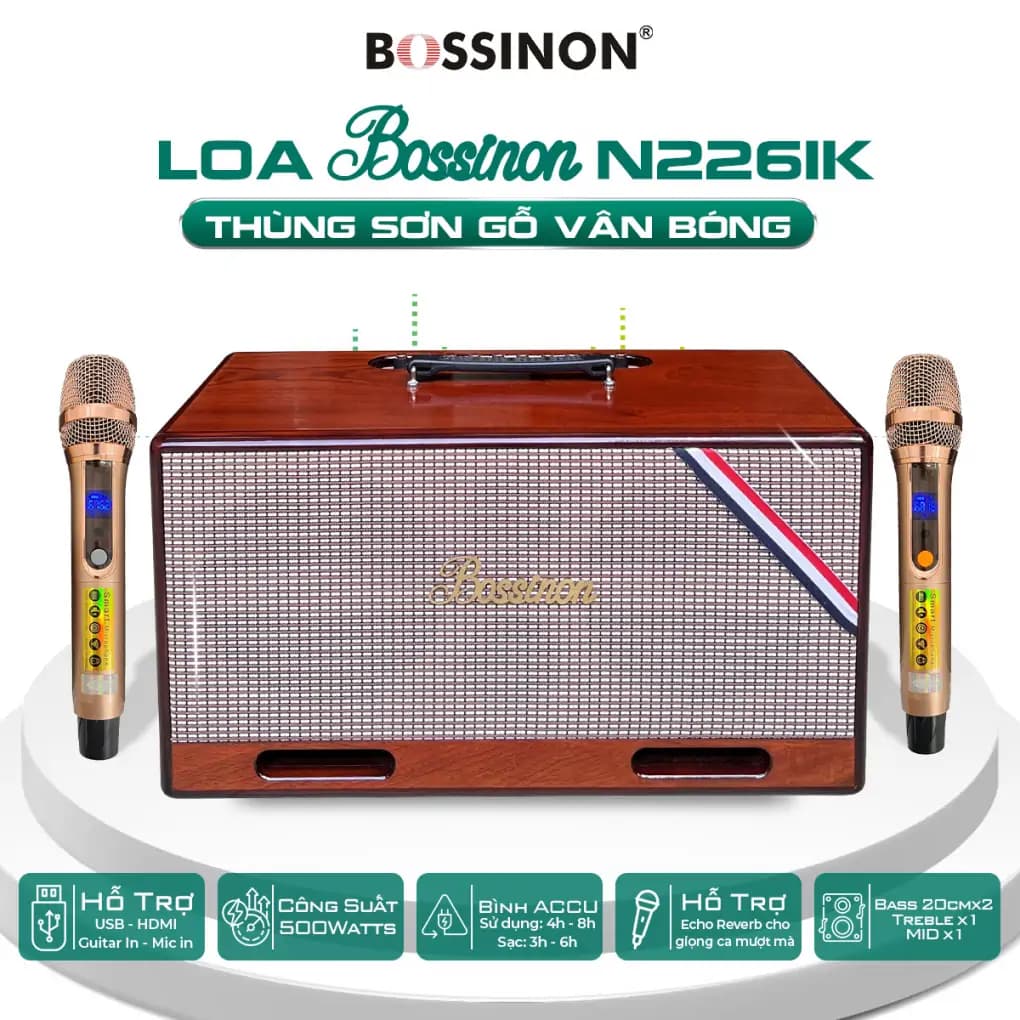 Ảnh Loa Xách Tay Bossinon N2261K