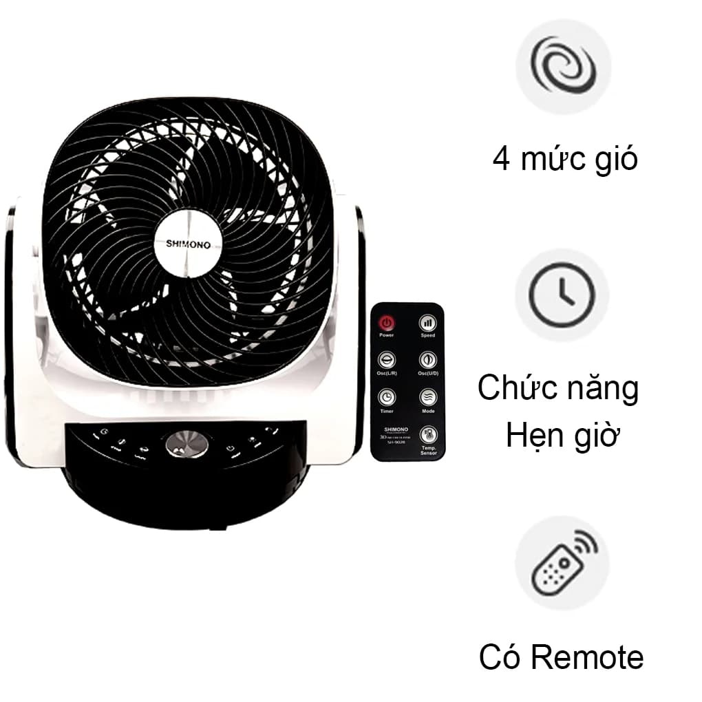 Ảnh Quạt Tuần Hoàn Shimono SH-9028