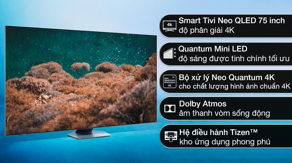 Ảnh Smart Tivi Neo QLED Samsung AI 4K 75 inch QA75QN85B