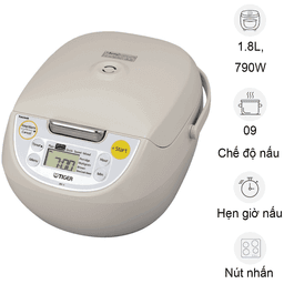Nồi Cơm Điện Tử Tiger JBV-S18W 1.8 Lít - Nhật Bản
