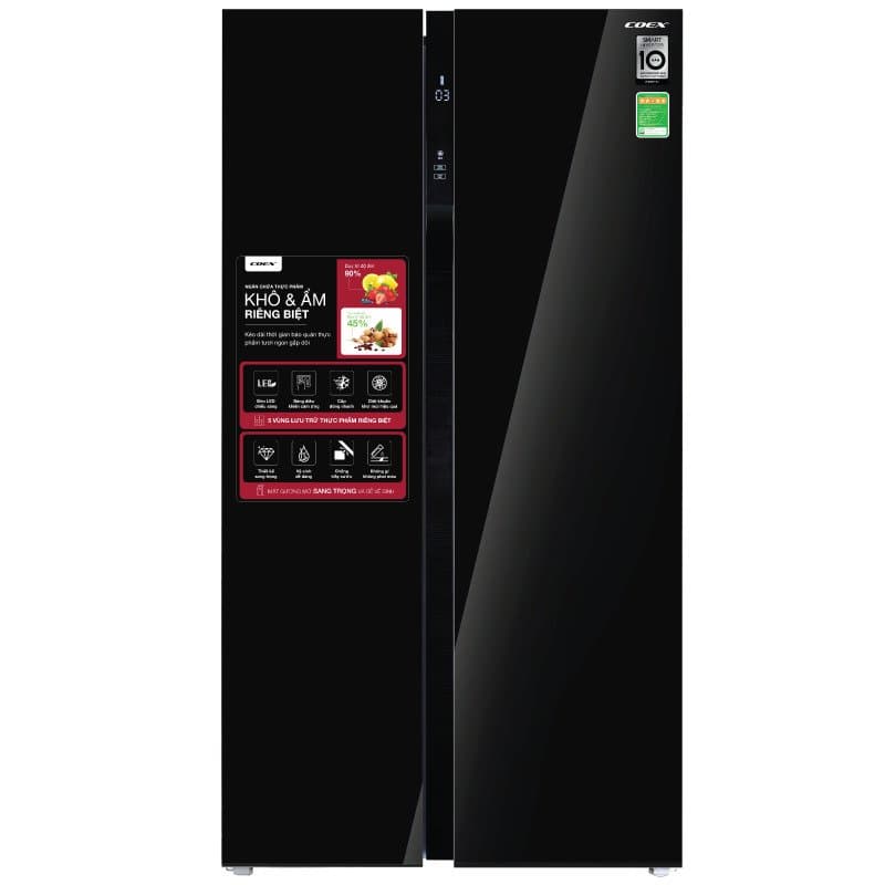 Tủ lạnh Side by side Inverter Coex RS-4001MSG 546L