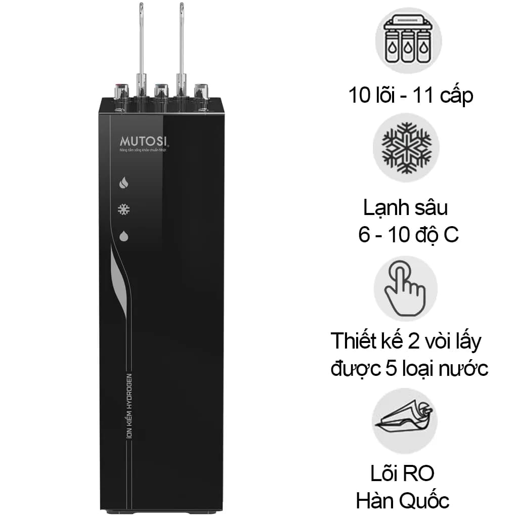 Ảnh Máy Lọc Nước Ion Kiềm Hydrogen Mutosi 10 Lõi MP-P68K