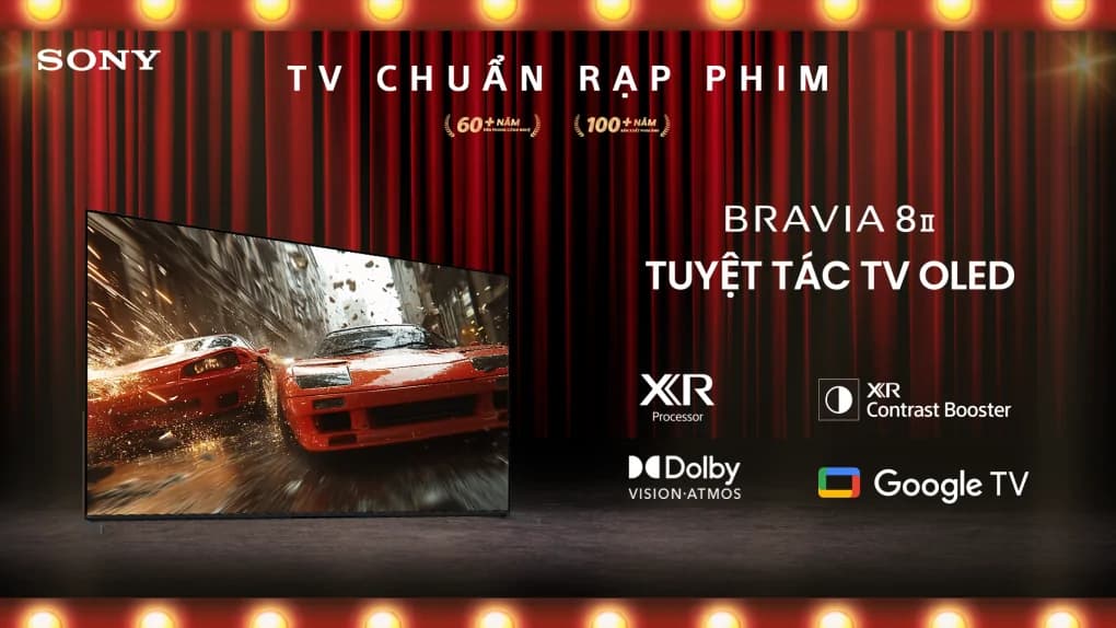 Ảnh Sony Google TV OLED BRAVIA 8 II K-65XR80M2