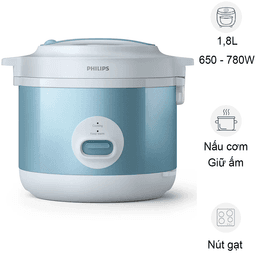 Nồi Cơm Nắp Gài Philips HD3008 1.8 Lít - Xuất Xứ Indonesia