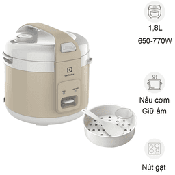 Nồi Cơm Nắp Gài Electrolux E4RC1-350B 1.8 Lít