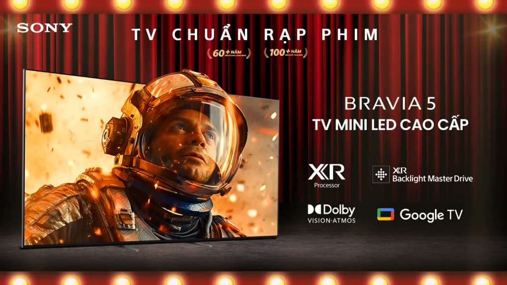 Ảnh Sony Google TV Mini LED BRAVIA 5 K-65XR50