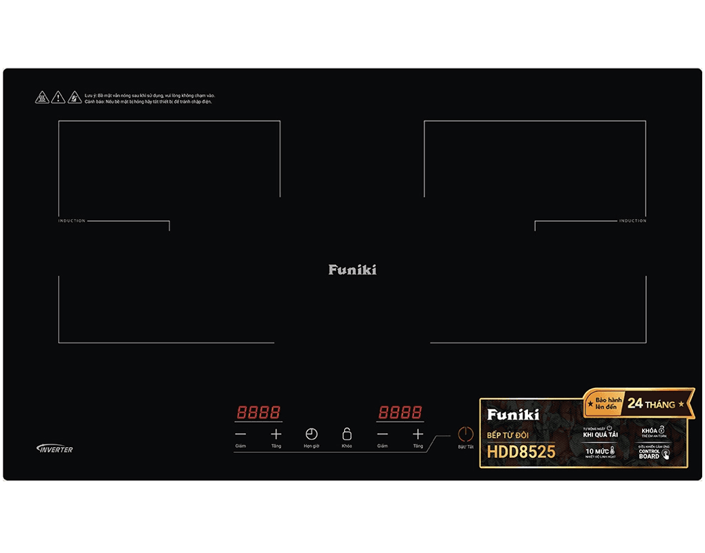 Bếp Điện Từ Đôi Funiki HDD8525 3500W