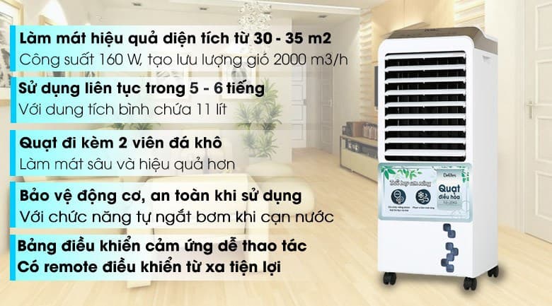 Ảnh Quạt điều hòa Delites FLS-L20KG 160W