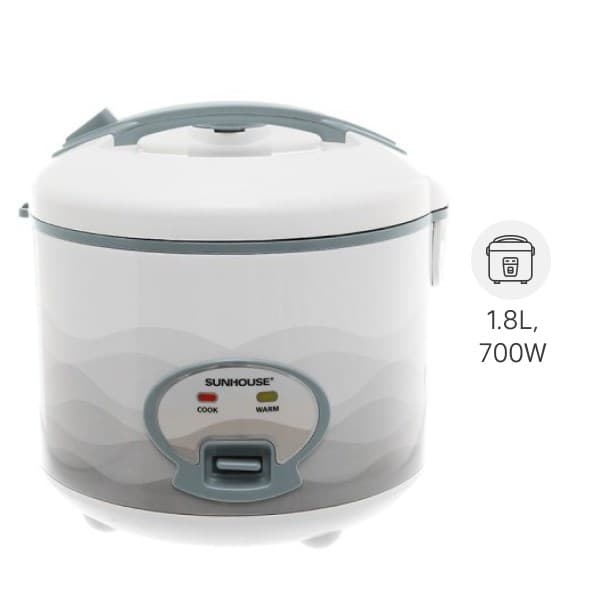 Nồi cơm nắp gài Sunhouse 1.8 lít SHD8602