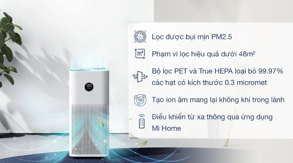 Ảnh Máy lọc không khí Xiaomi Smart Air Purifier 4 EU (BHR5096GL) 30W