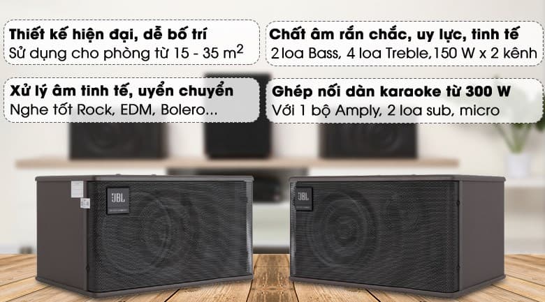 Ảnh Cặp loa karaoke JBL MK 08 300W