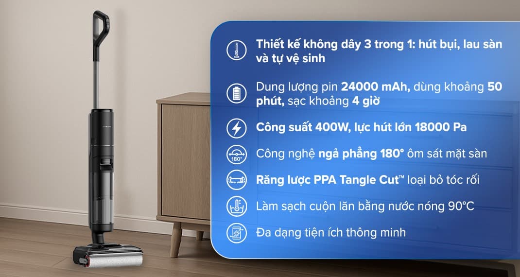Ảnh Máy hút bụi lau nhà Dreame H13 FlexReach