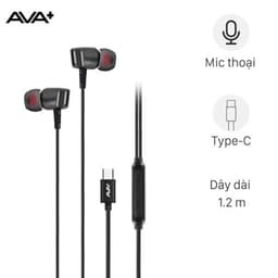 Tai nghe Có dây Type C AVA+ LiveBass S870