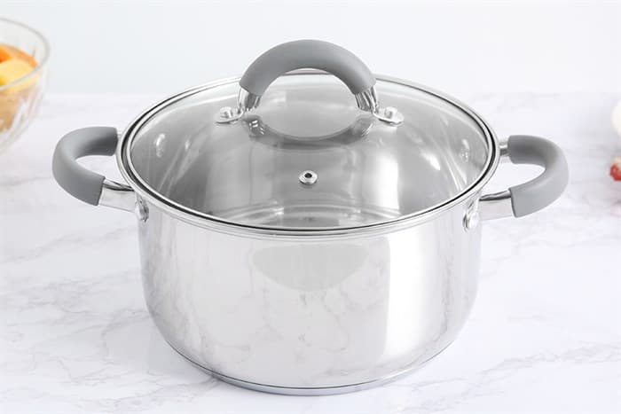 Ảnh Nồi inox 3 đáy nắp kính 20 cm Hommy CW-S042-20