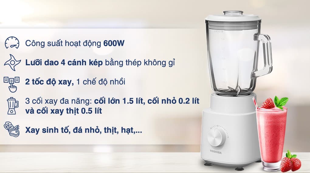 Ảnh Máy xay sinh tố đa năng Toshiba BL-70GR2UV