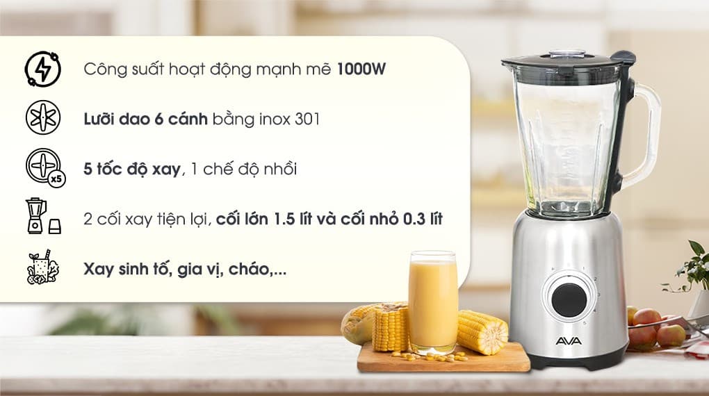Ảnh Máy xay sinh tố đa năng AVA BL9708