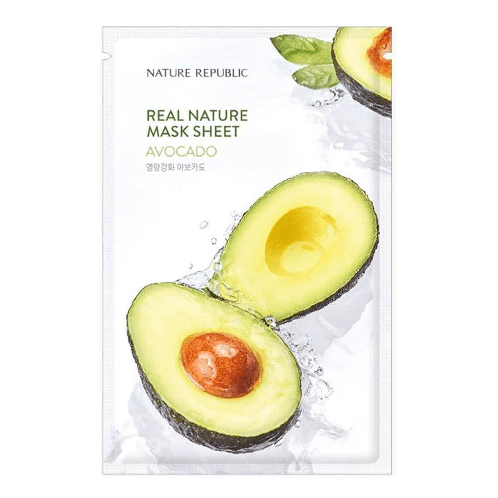 Ảnh Mặt nạ bơ Nature Republic Real Nature Avocado Mask Sheet 23ml