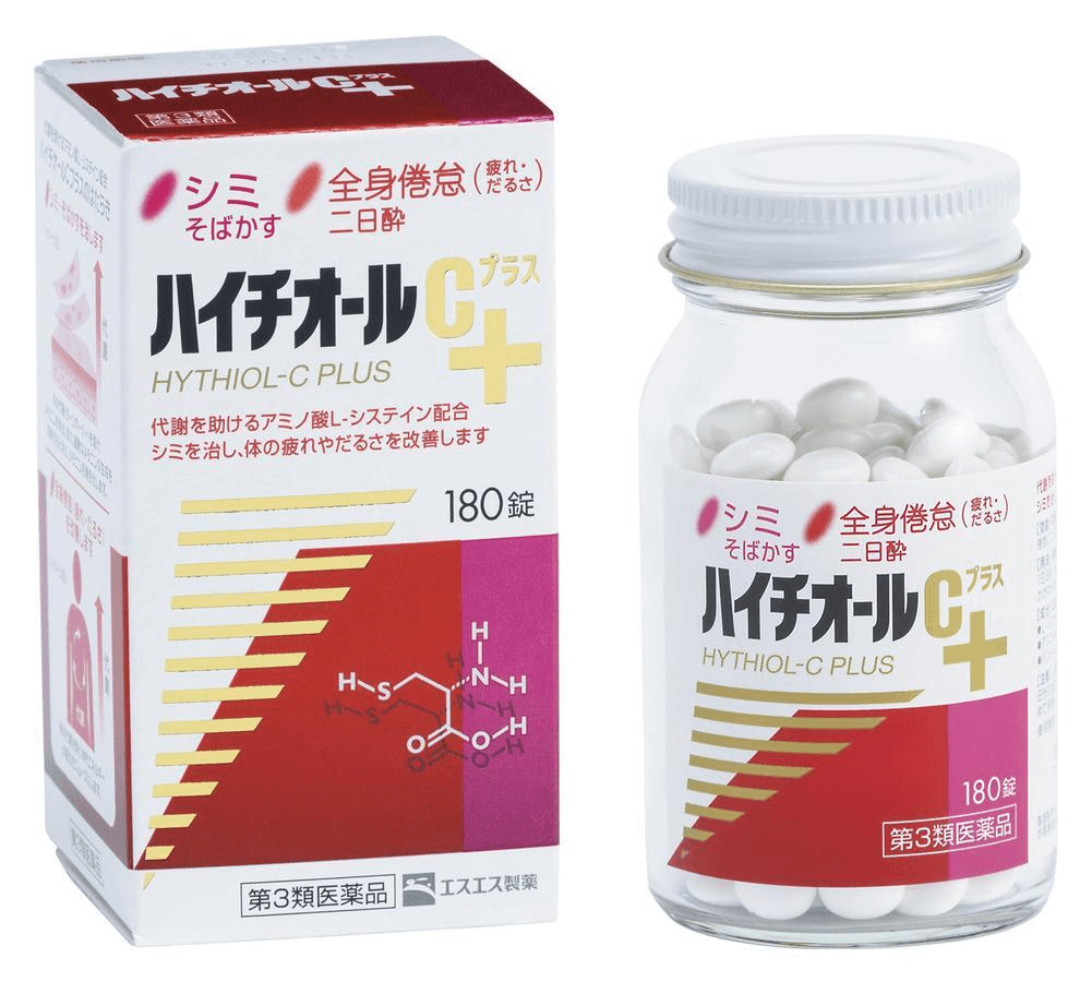 Ảnh Viên uống trị mụn, vết thâm, tàn nhang của Nhật Hythiol-c plus 180 viên