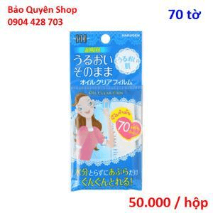 Ảnh Giấy thấm dầu Oil Clear Film - 70 miếng