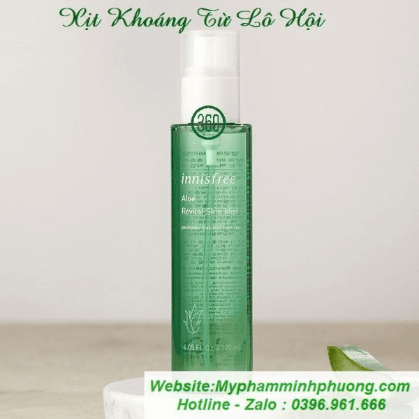 Ảnh Xịt khoáng lô hội Innisfree Aloe Revital Mist 120ml