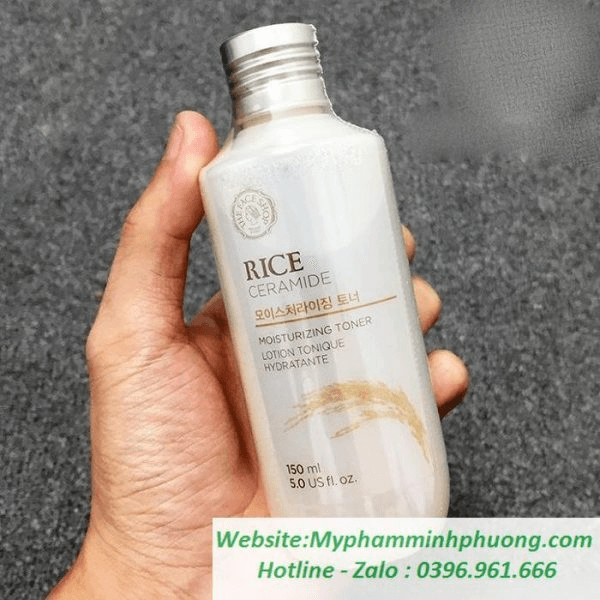 Ảnh Nước hoa hồng The Face Shop Rice Ceramide Moisture Toner 150ml