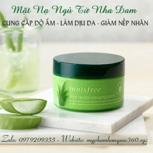 Ảnh Mặt nạ ngủ lô hội Innisfree Aloe Revital Sleeping Pack