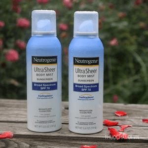Ảnh Xịt chống nắng Neutrogena Ultra Sheer Body Mist Sunscreen Boad Spectrum SPF 70 141g