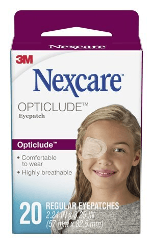 Ảnh Hộp 20 miếng băng dán mắt 3M Nexcare Opticlude Orthoptic Eye Patch Junior Size