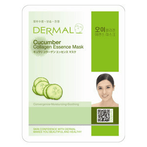 Ảnh Mặt nạ dưỡng da tinh chất dưa leo Dermal Cucumber Collagen Essence Mask 23g