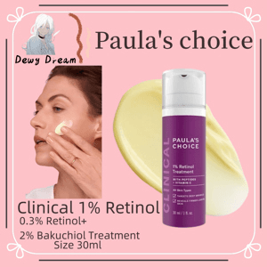 Ảnh Tinh chất chống lão hóa từ Retinol và Bakuchiol Paula's Choice Clinical 0.3% Retinol + 2% Bakuchiol 30ml
