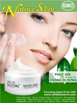 Ảnh Kem chống dị ứng, kích ứng, làm dịu da White Doctors Nature Skin