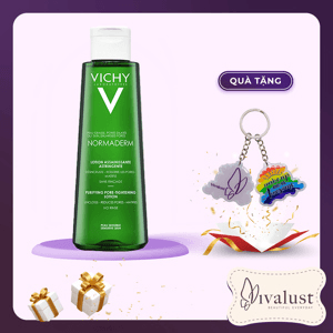 Ảnh Nước cân bằng làm mềm da, sát khuẩn và se khít lỗ chân lông Vichy Normaderm Purifying Pore Tightening Toner