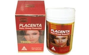 Ảnh Nhau Thai Cừu Amax Placenta 15000mg x 100 Viên