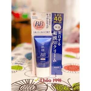 Ảnh Kem nền trang điểm Kose Sekkisei White BB