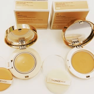 Ảnh Phấn nền The Face Shop Gold Collagen Ampoule Cover Cake V203