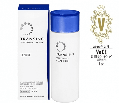 Ảnh Sữa dưỡng trắng da trị nám Whitening Clear Milk Transino 120ml