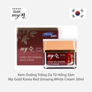 Ảnh Kem hồng sâm My Gold Korea Red Ginseng White Cream 50ml