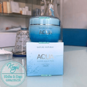 Ảnh Kem dưỡng ẩm cho da hỗn hợp Nature Republic Super Aqua Max Fresh Watery Cream 80ml