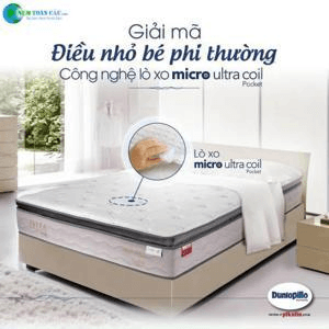Ảnh Đệm lò xo Dunlopillo Evita 100 x 200 x 27 cm