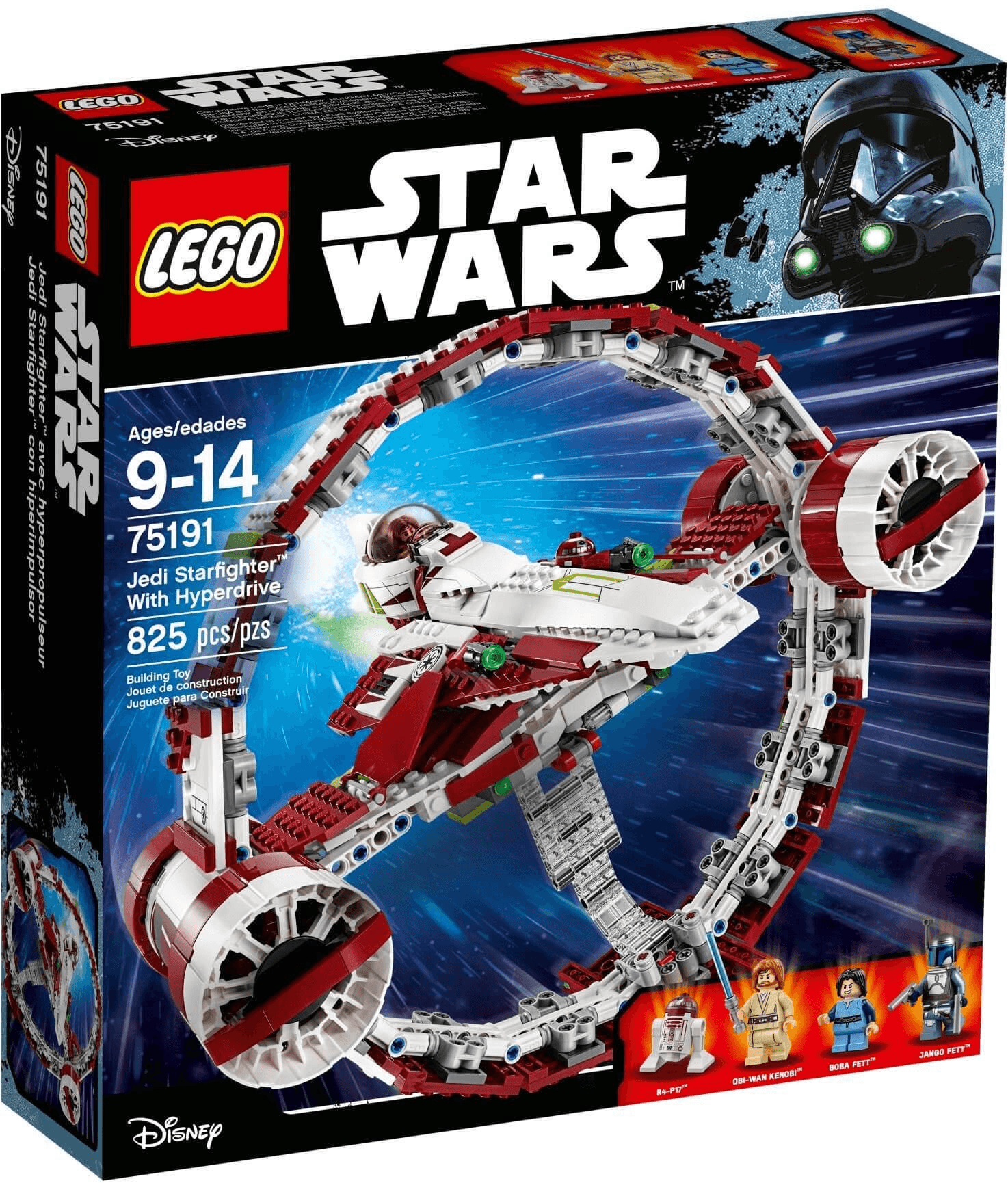 Ảnh Đồ chơi lắp ráp Lego Star Wars 75191 - Phi Thuyền Jedi và Động cơ Siêu Tốc Hyperdrive