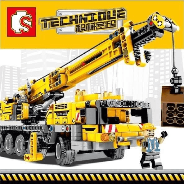 Ảnh Lắp ráp xếp hình Lego 701800 xe cẩu