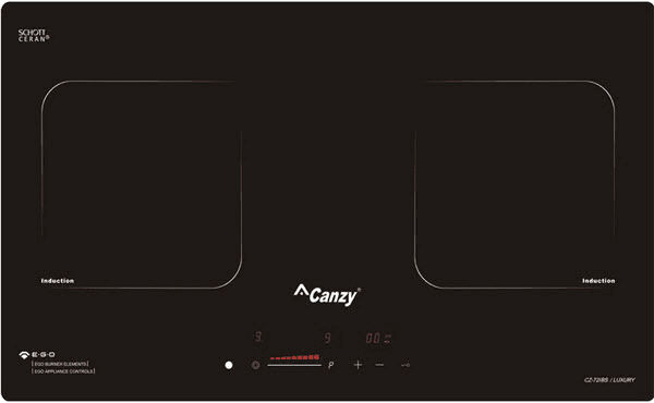 Ảnh Bếp từ âm 2 vùng nấu Canzy CZ-72IBS/Luxury