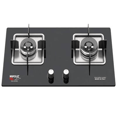Ảnh Bếp gas âm Napoliz NA-E250 - Công suất: 3,8 x 4,3KW , Kích thước mặt kính: 750 x 430mm