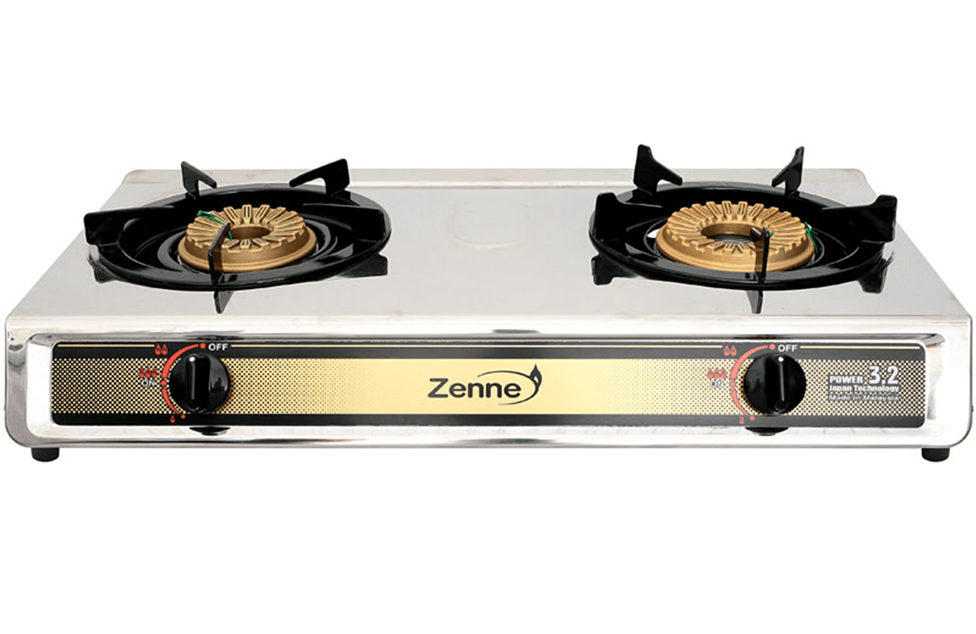Ảnh Bếp gas dương Zenne KBR-301S - 2 bếp
