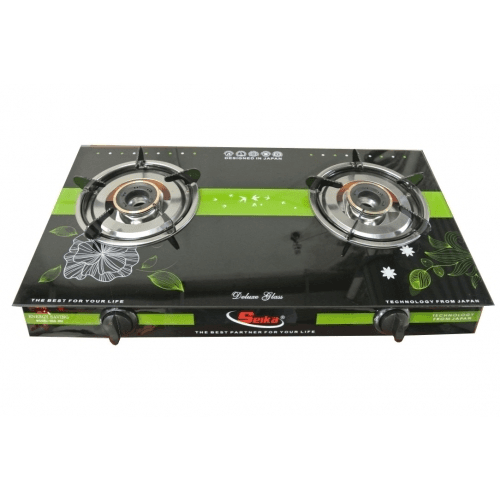 Ảnh Bếp Gas Đôi Mặt Kính Seika SKB 262