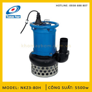Ảnh Máy bơm chìm hút nước thải xây dựng Tsurumi NKZ3-80H - 5.5kW
