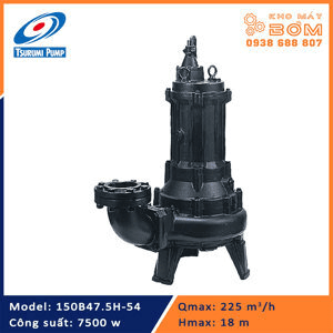 Ảnh Máy bơm chìm hút nước thải cánh kín Tsurumi 150B47.5H 10HP
