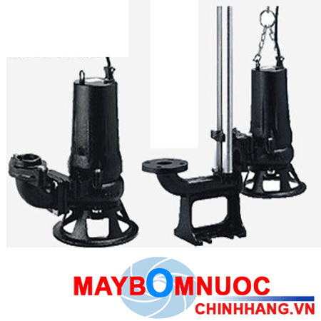 Ảnh Máy bơm chìm hút nước thải cánh kín Tsurumi 100BA43.7 3.7Kw