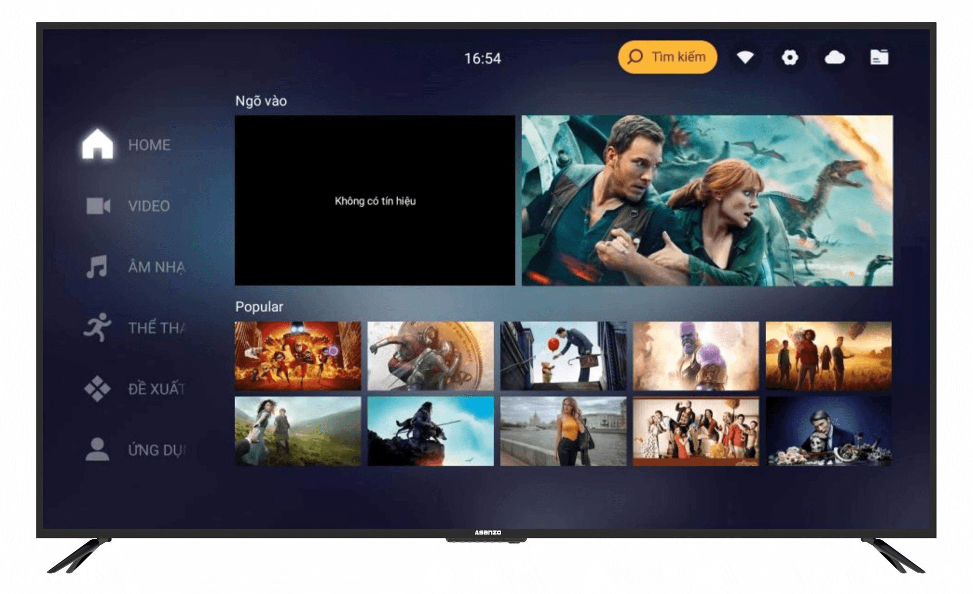 Ảnh Smart Tivi Asanzo iSlim 75 inch 4K 75UV10