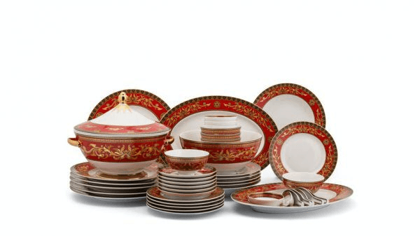 Ảnh Bộ đồ ăn Âu-Á 45 sản phẩm – Hoàng Cung – Quốc Sắc